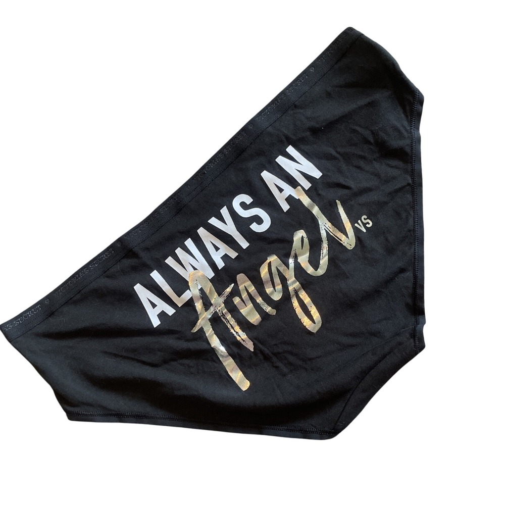 Victoria's Secret VTG 100% Cotton Signature Hiphugger Hipster Panty LARGE Angel